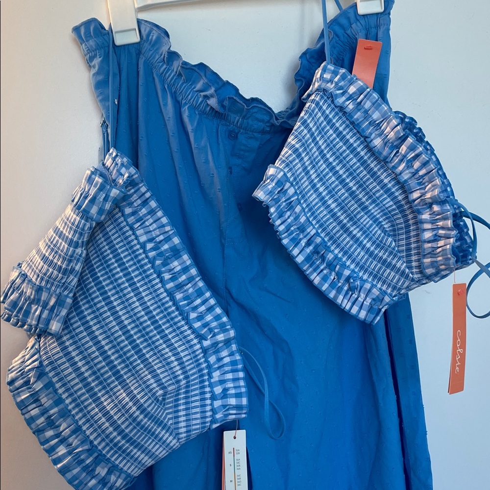 Target mommy and me set Blue and White XL XS